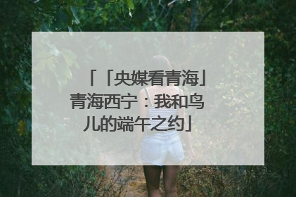 「央媒看青海」青海西宁：我和鸟儿的端午之约