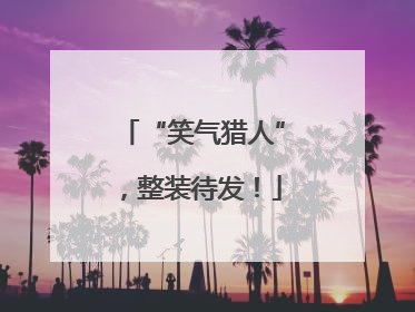 “笑气猎人”，整装待发！
