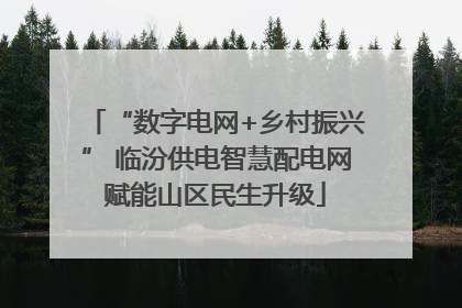 “数字电网+乡村振兴” 临汾供电智慧配电网赋能山区民生升级