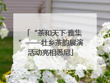 “茶和天下·雅集”——壮乡茶韵展演活动亮相悉尼