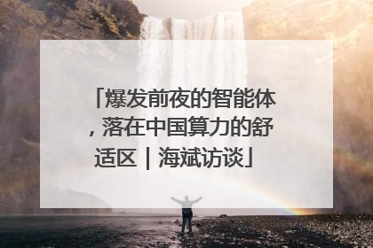 爆发前夜的智能体，落在中国算力的舒适区｜海斌访谈
