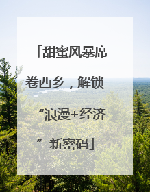 甜蜜风暴席卷西乡，解锁“浪漫+经济”新密码