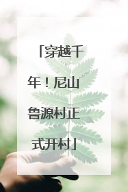 穿越千年！尼山鲁源村正式开村