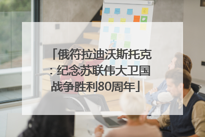 俄符拉迪沃斯托克：纪念苏联伟大卫国战争胜利80周年