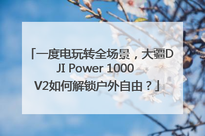一度电玩转全场景，大疆DJI Power 1000 V2如何解锁户外自由？