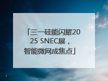 三一硅能闪耀2025 SNEC展，智能微网成焦点