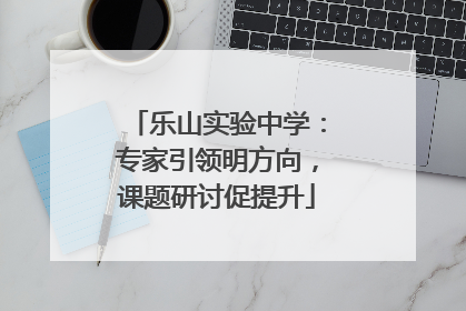 乐山实验中学：专家引领明方向，课题研讨促提升