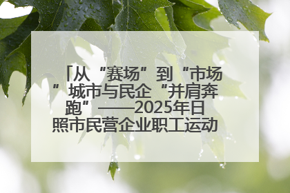 从“赛场”到“市场”城市与民企“并肩奔跑”——2025年日照市民营企业职工运动会亮点观察