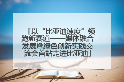 以“比亚迪速度”领跑新赛道——媒体融合发展暨绿色创新实践交流会首站走进比亚迪