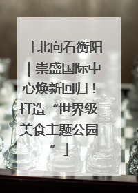 北向看衡阳｜崇盛国际中心焕新回归！打造“世界级美食主题公园”