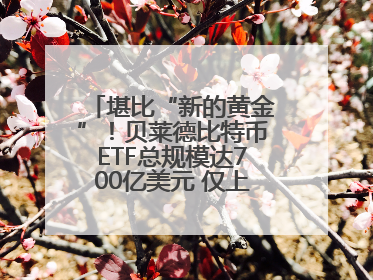 堪比“新的黄金”！贝莱德比特币ETF总规模达700亿美元 仅上市一年多