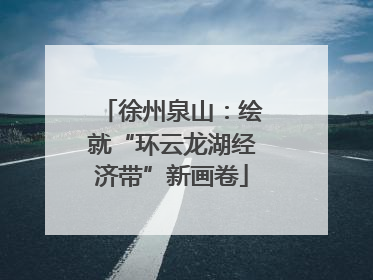 徐州泉山：绘就“环云龙湖经济带”新画卷