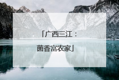广西三江：菌香富农家