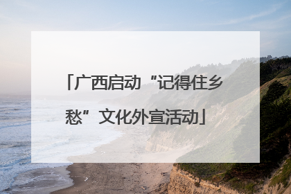 广西启动“记得住乡愁”文化外宣活动
