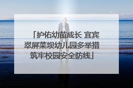 护佑幼苗成长 宜宾翠屏菜坝幼儿园多举措筑牢校园安全防线