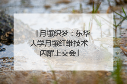 月壤织梦：东华大学月壤纤维技术闪耀上交会