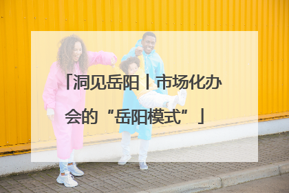 洞见岳阳丨市场化办会的“岳阳模式”