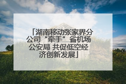 湖南移动张家界分公司“牵手”省机场公安局 共促低空经济创新发展