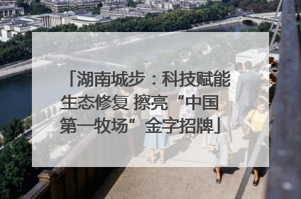 湖南城步：科技赋能生态修复 擦亮“中国第一牧场”金字招牌