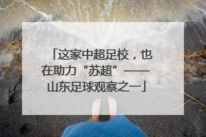 这家中超足校，也在助力“苏超”——山东足球观察之一