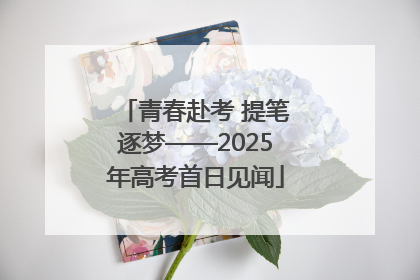 青春赴考 提笔逐梦——2025年高考首日见闻