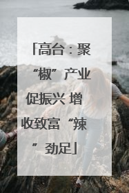 高台：聚“椒”产业促振兴 增收致富“辣”劲足