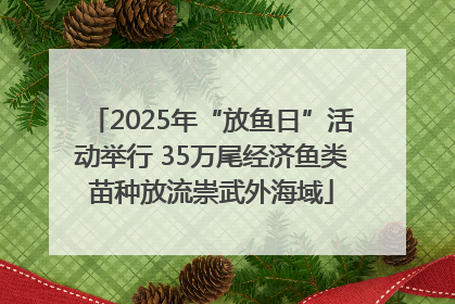 2025年“放鱼日”活动举行 35万尾经济鱼类苗种放流崇武外海域