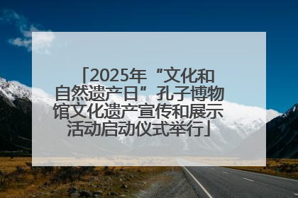 2025年“文化和自然遗产日”孔子博物馆文化遗产宣传和展示活动启动仪式举行