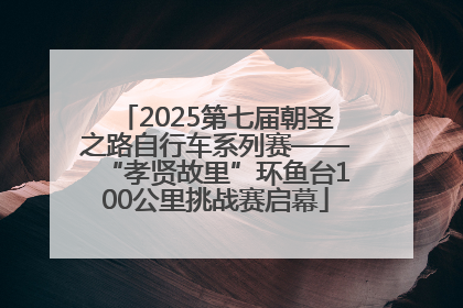 2025第七届朝圣之路自行车系列赛——“孝贤故里”环鱼台100公里挑战赛启幕