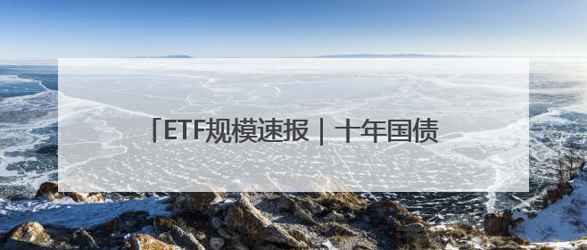 ETF规模速报｜十年国债ETF、短融ETF，上周五净流入额均超20亿元